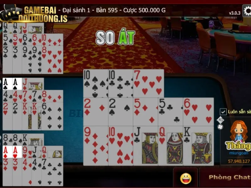 Các trường hợp tính chiến thắng trực tiếp 