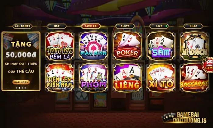 Khám phá các tựa game bài hot tại Go88