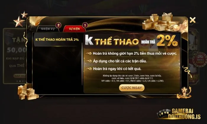 Những phần thưởng hấp dẫn chỉ có tại Go88