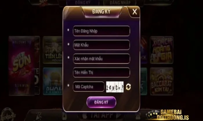 Các bước đăng ký chơi ngầu hầm tại Sunwin chi tiết