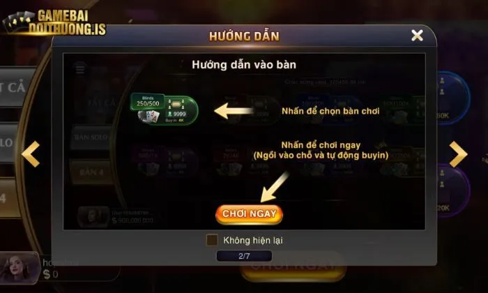 Luật chơi Poker Gemwin dễ hiểu