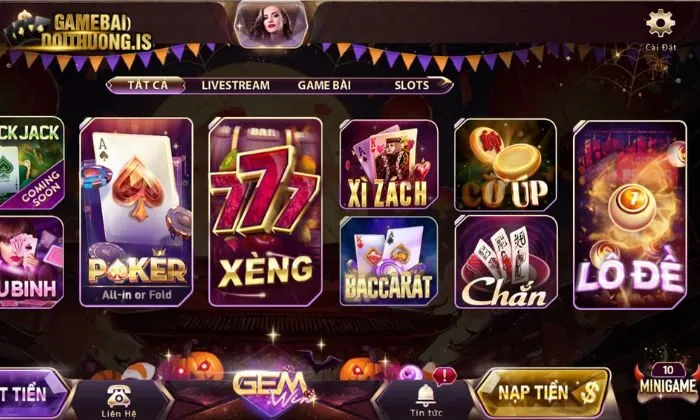 Tham gia Poker tại Gemwin