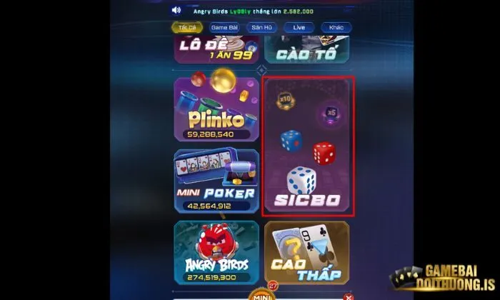 Trải nghiệm chơi Sicbo Vip79 đẳng cấp nhất