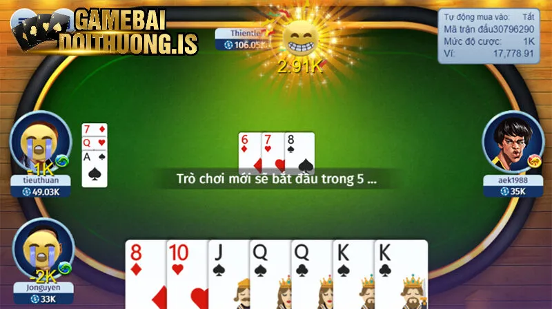 Luật chơi bài tiến lên kiểu miền Nam